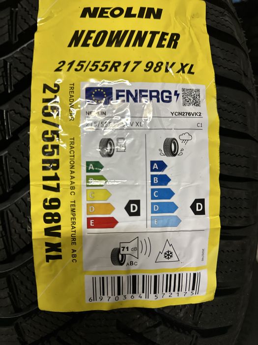 Нови зимни гуми NEOLIN NeoWinter 215/55R17 98V XL НОВ DOT 2155517