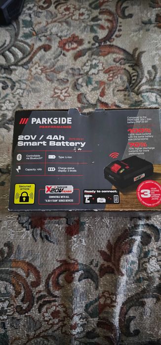 baterie smart 4ah parkside si incarcator