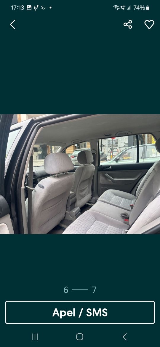 Vând wolsvagan golf 4 , 1.6 benzina pret 1100 euro