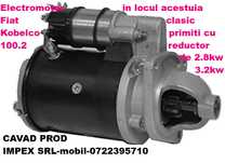 Electromotor cu reductor pentru Kobelco la 12v,bendix 10 dinti