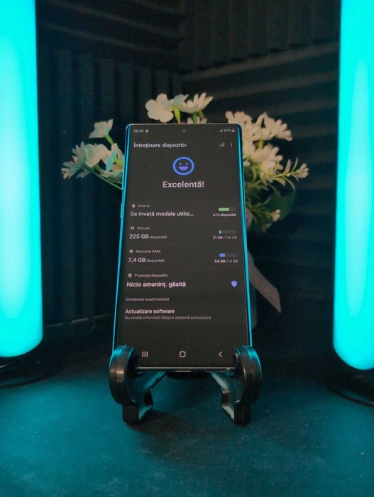 Samsung Galaxy Note 10+ – 256GB, 12GB + 8GB RAM, Aura Glow + Accesorii