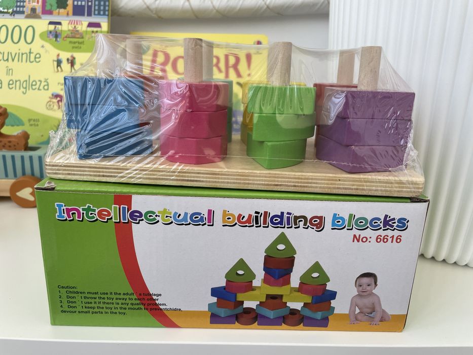 Jucarie educativa de sortat si construit