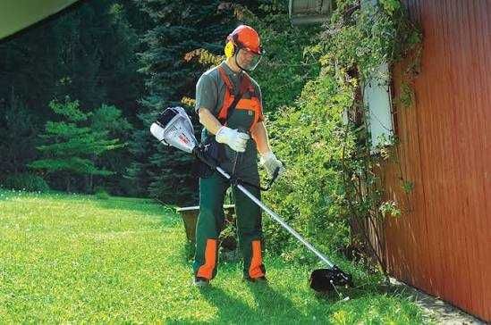 Услуга очистки территории , газонокосилки