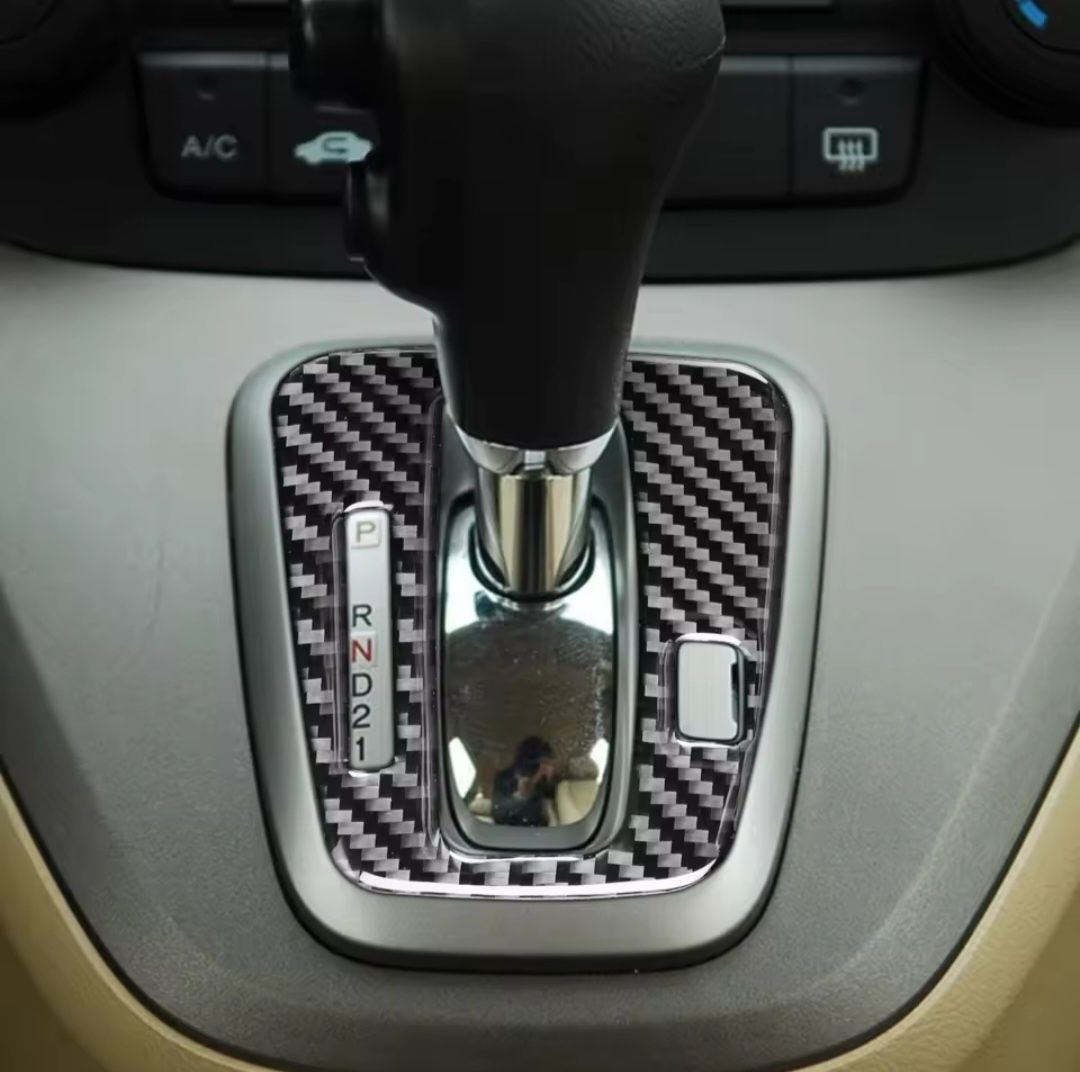 За CRV 3 лост на автоматик карбонови  стикери 2 бр