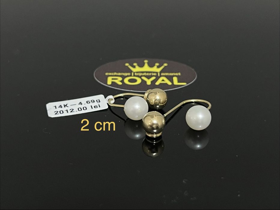 Bijuteria Royal CB : Cercei aur 14k 4,69 grame