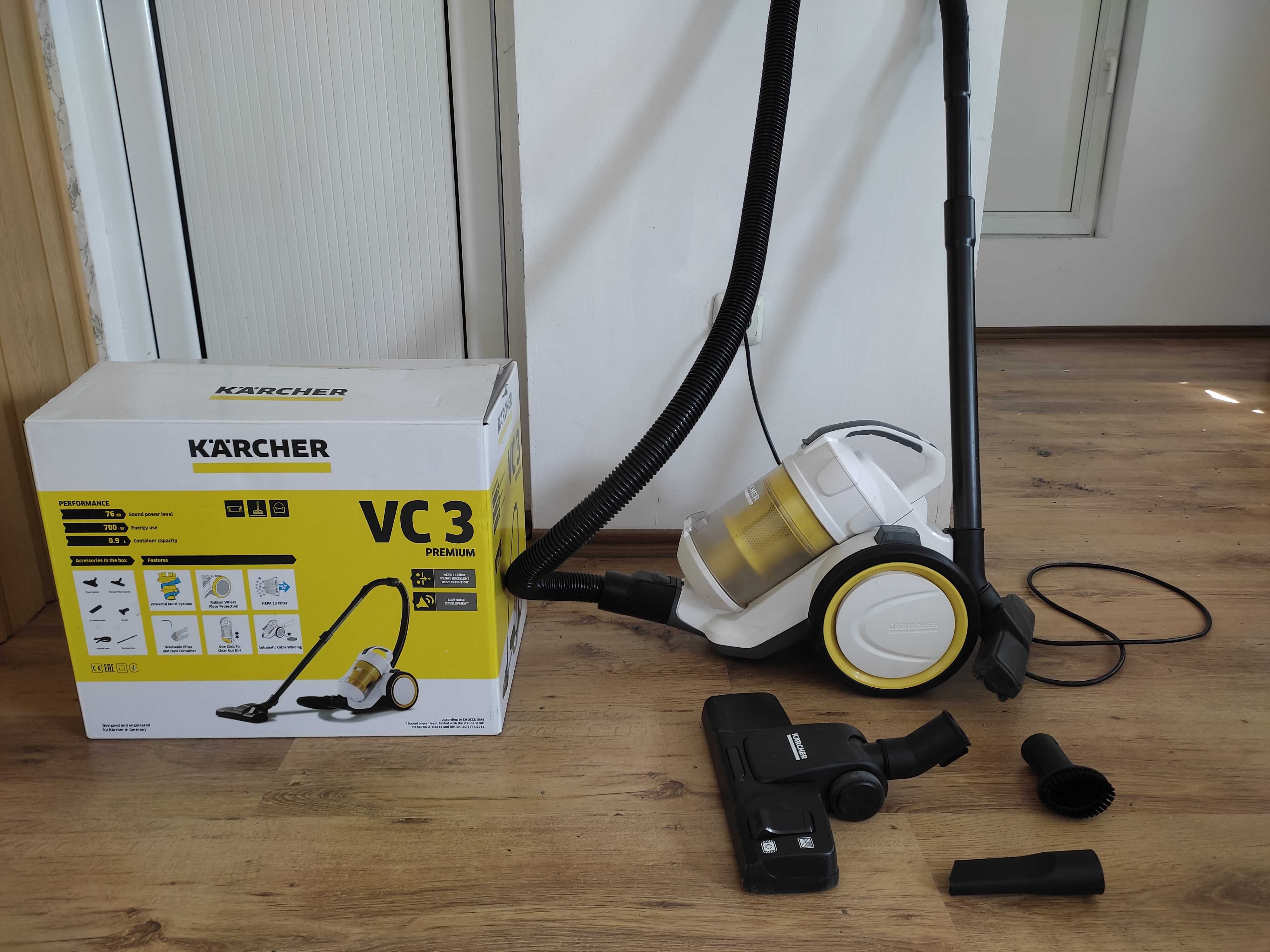 Прахосмукачка karcher vc 3 premium hepa 13