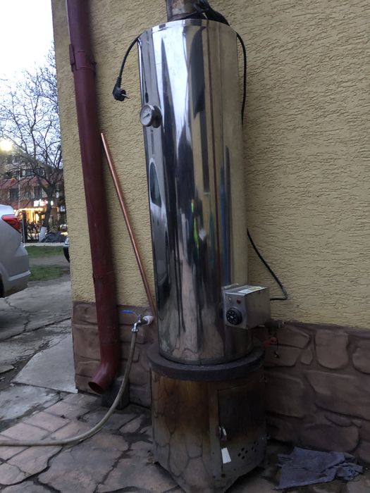 Boiler lemne pe lemne si electric