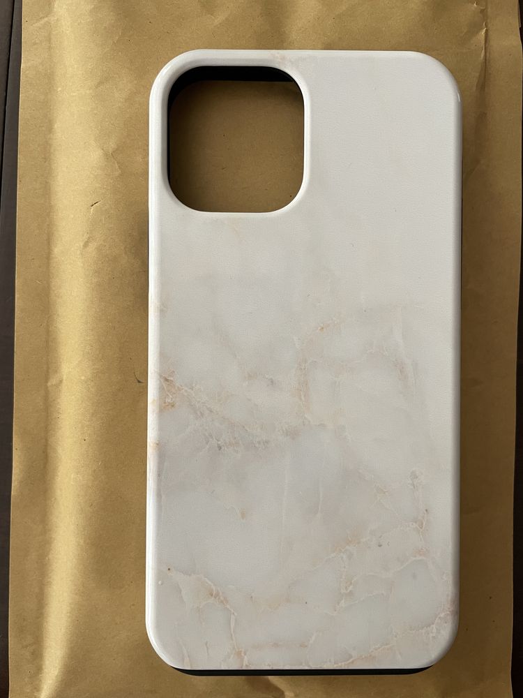 Кейс за iPhone 12 с мраморен ефект