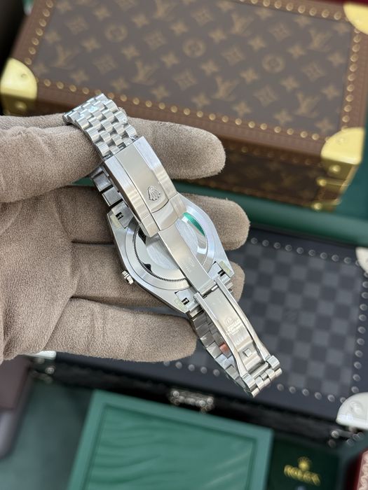 Rolex Date-Just 41mm Blue Dial.