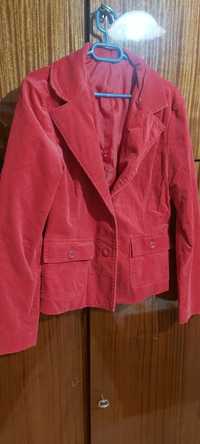 Червено джинсово сако