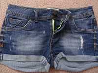 Дамски къси дънкови панталонки с размер XS - Terranova