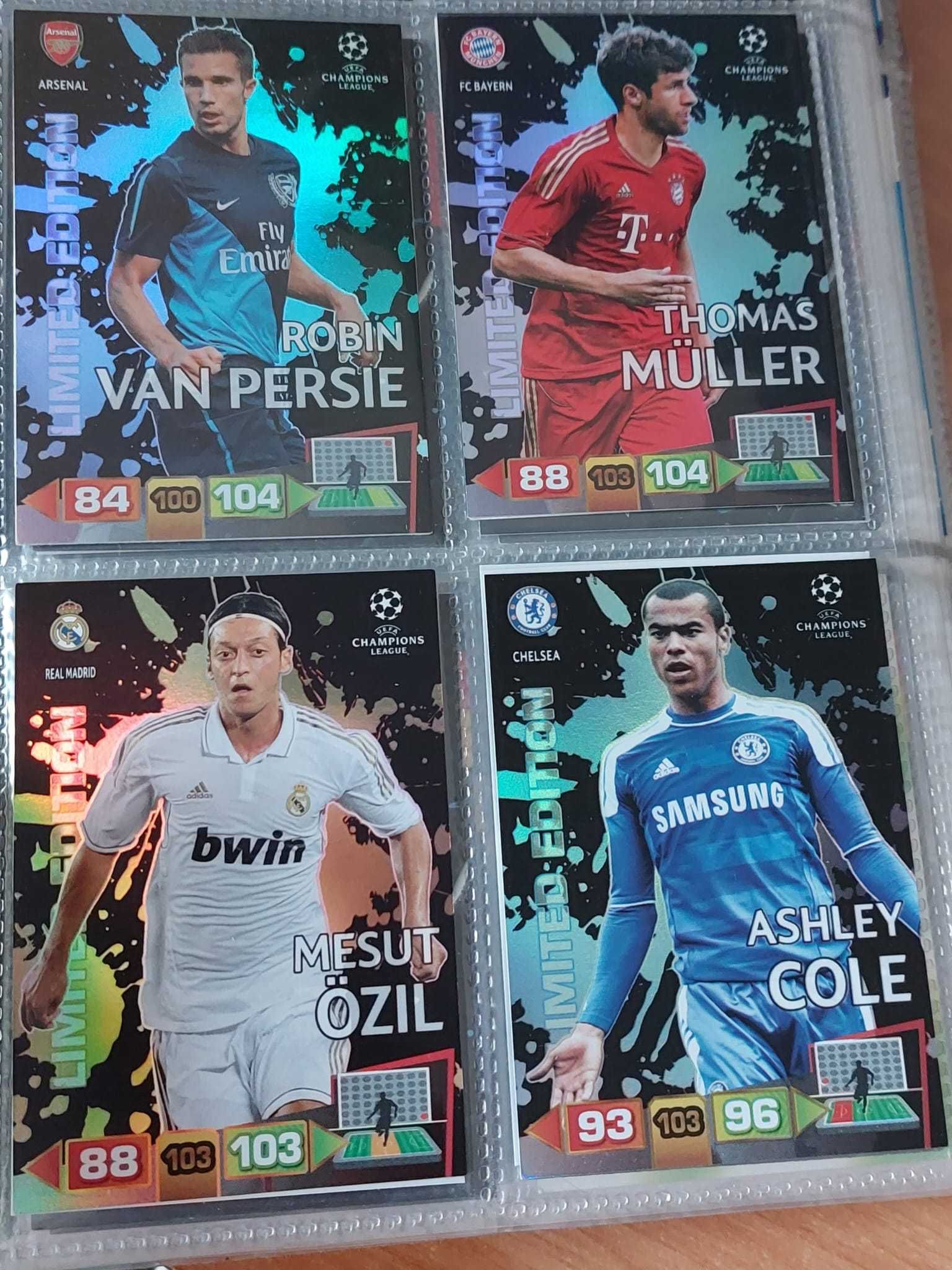 Album complet de cartonașe Panini UCL 2011-2012 Adrenalyn