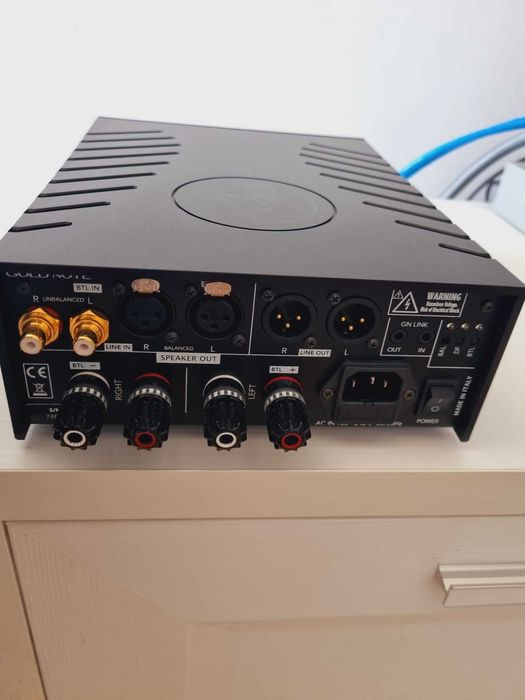 Amplificator De Putere Gold Note PA-10, conectica WBT, intrari XLR RCA