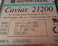 Hard Drive Disk IDE Western Digital Caviar 21200 WDAC21200-00H 99-0042
