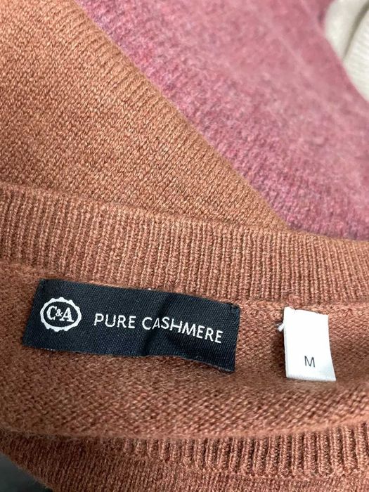 C&A размер M / L дамски кашмирен пуловер 100% КАШМИР кафяв
