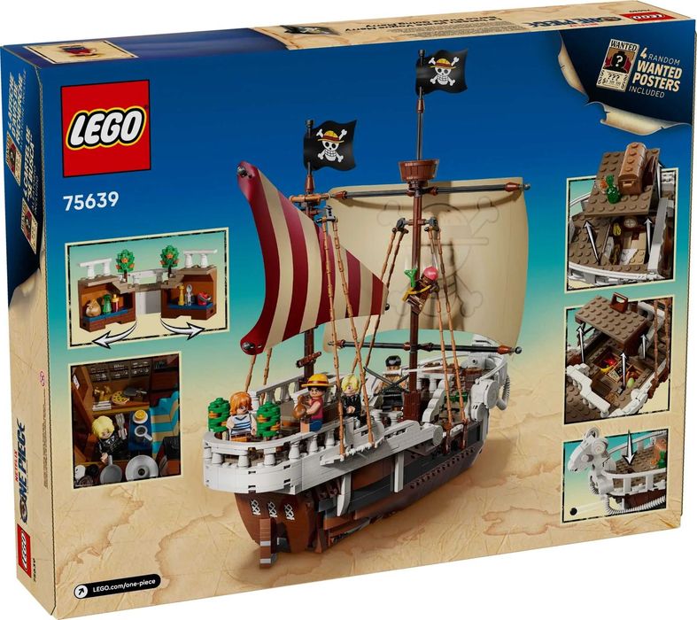 НОВО LEGO One Piece 75639 - Пиратски кораб Going Merry