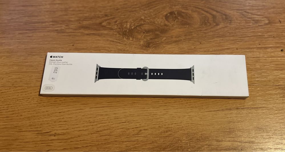 Оригинална кожена каишка за Apple Watch 38-41мм