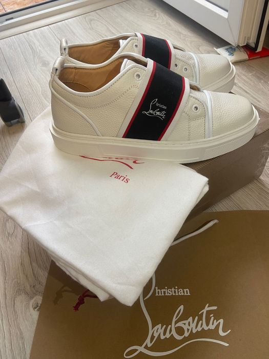 Christian Louboutin Adolescenza Sneakers Alb