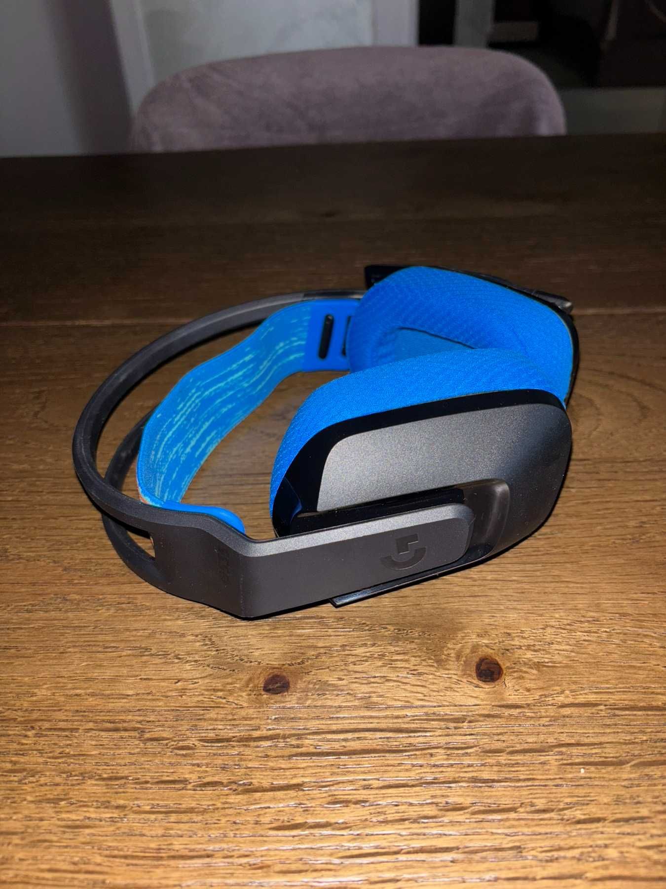 Гейминг слушалки Logitech - Lightspeed G535, безжични, черни/сини