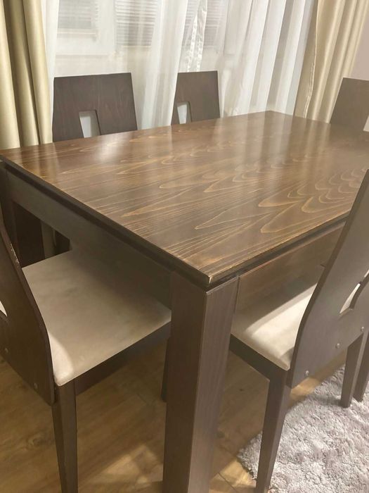 Трапезна маса с 6 стола