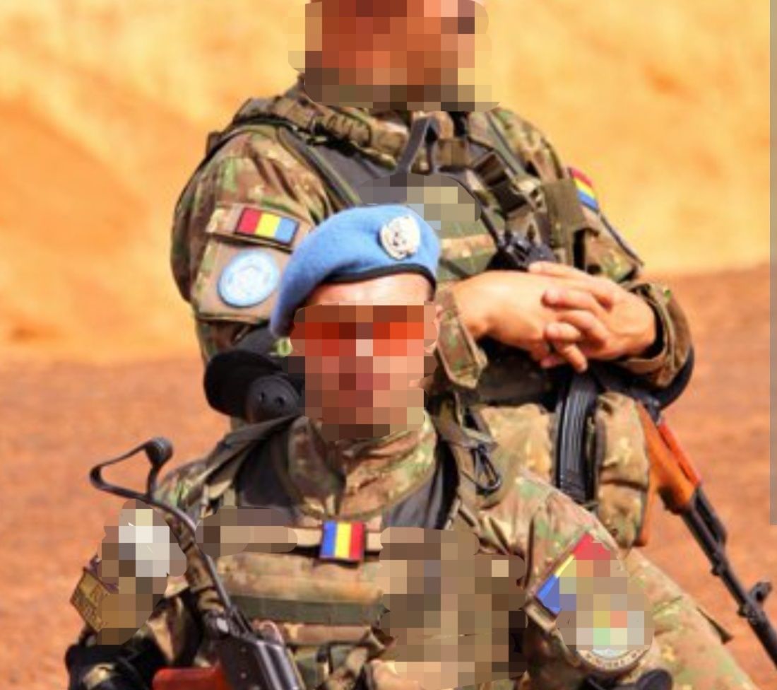 insemn arma / insignă militar  ONU