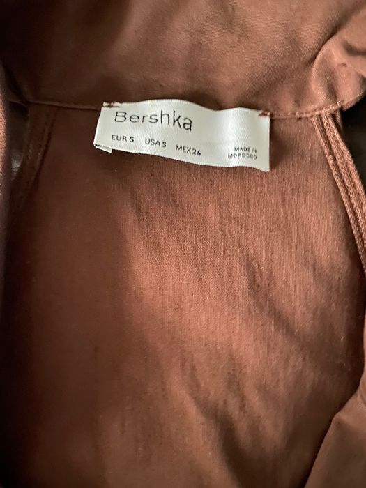 Кафява блуза-Bershka