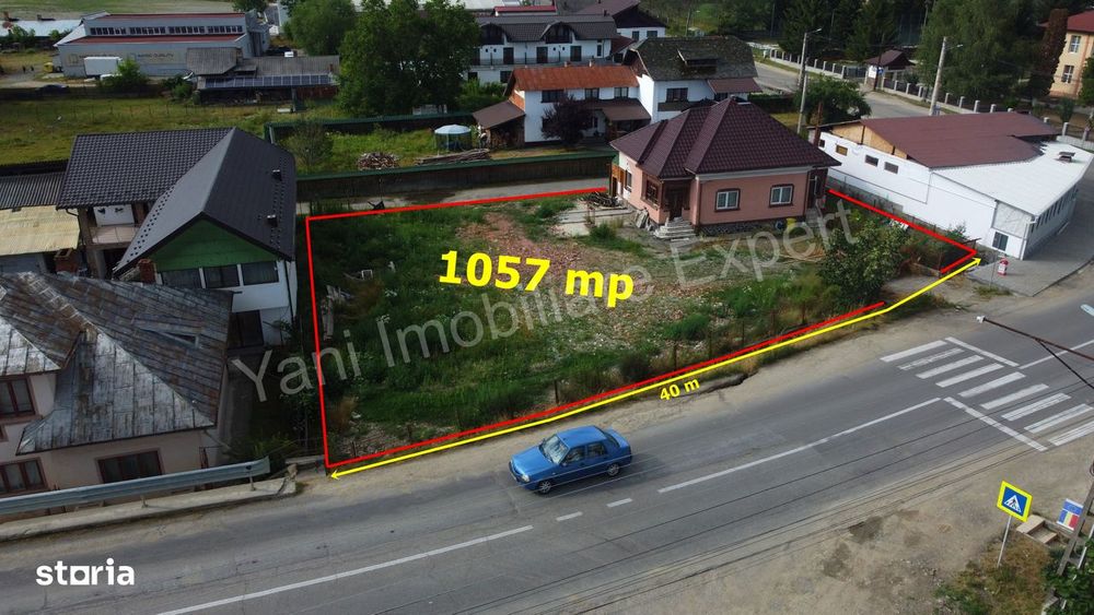 Casă + teren de închiriat în centrul comunei Domnești, județ Argeș.
