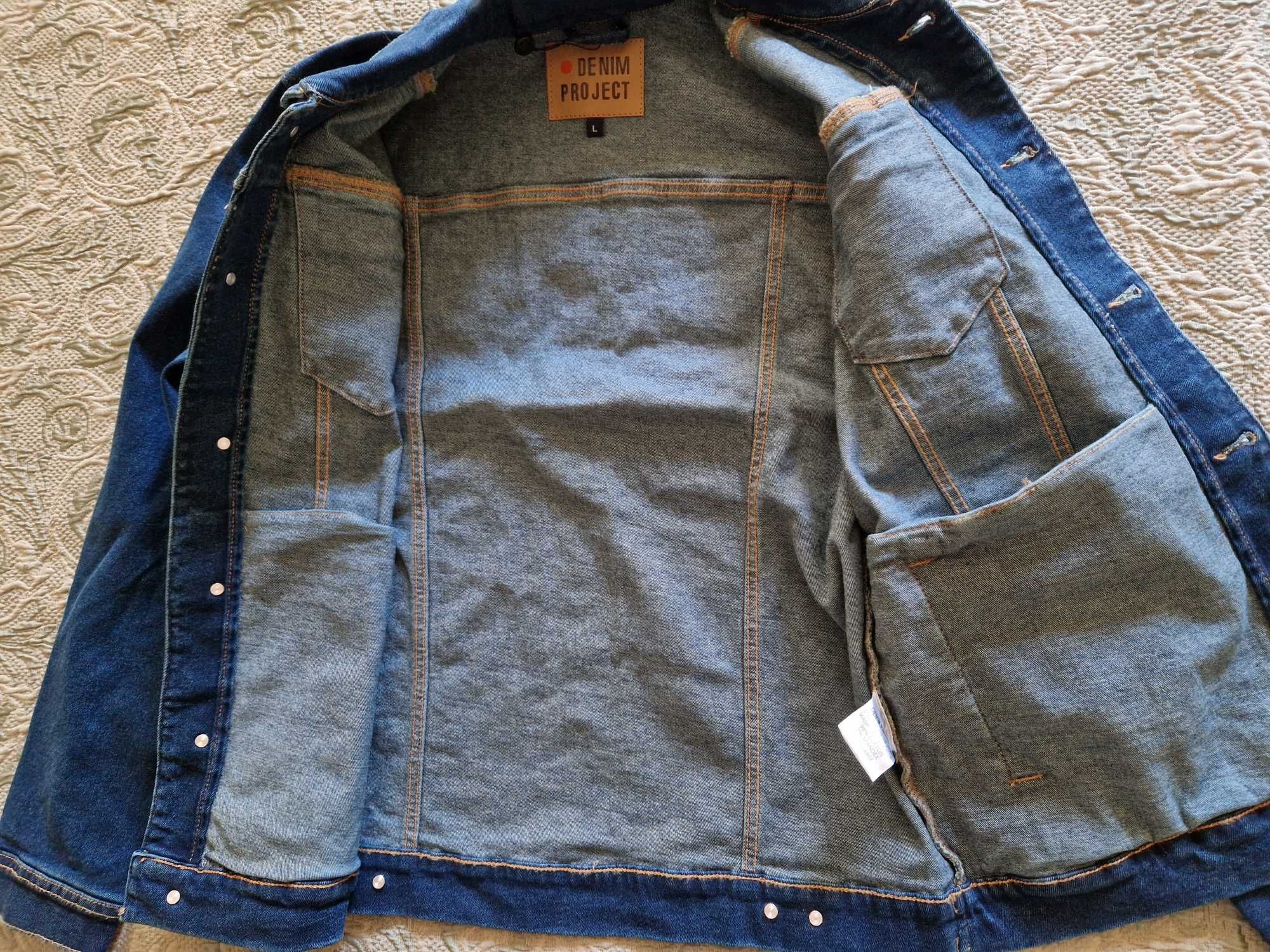Ново Дънково яке Denim Project 'Kash' Тъмносиньо