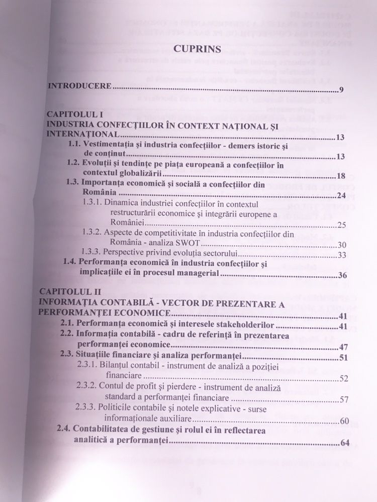 Carte-Relevanta informatiilor contabile pentru analiza performantei ec