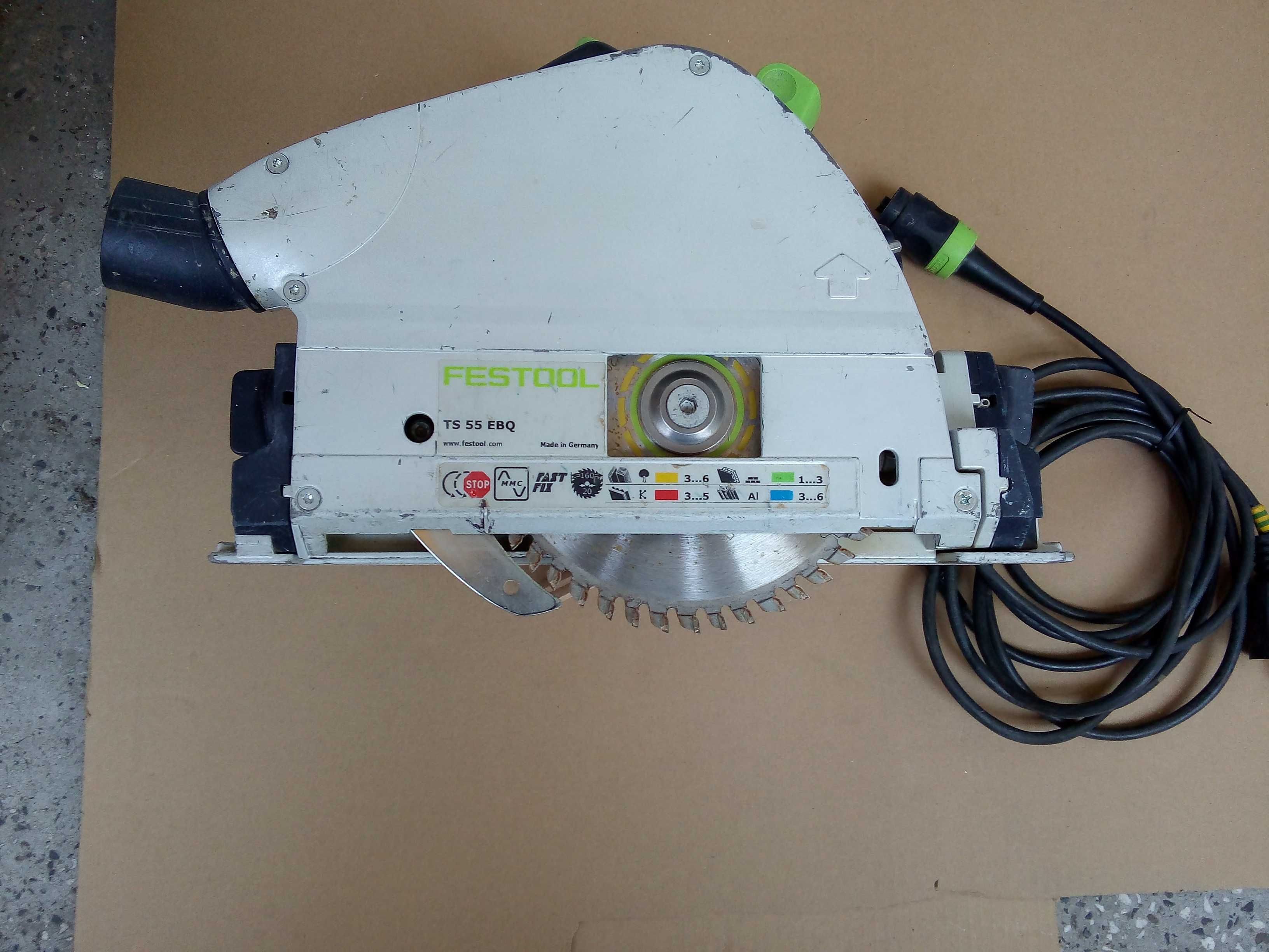 циркуляр Фесто FESTOOL TS 55 EBQ - отличен,  и оригинални дискове