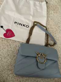 Оригинална кожена чанта Pinko Пинко