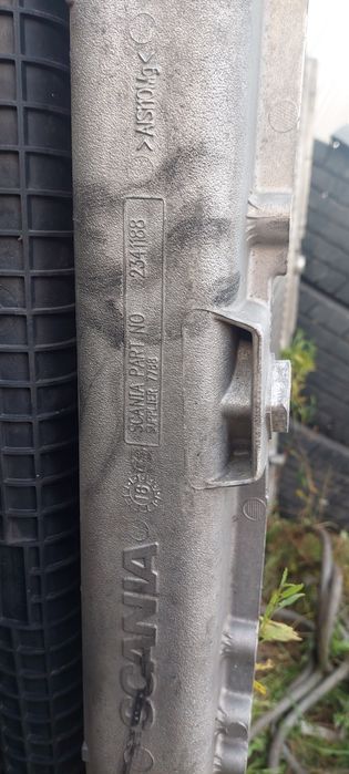 Radiator intercooler Scania + radiator racire+ difuzor