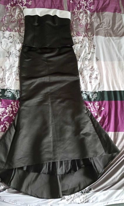 Rochie din tafta cu trena