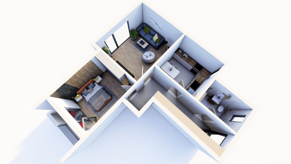 Apartament 2 camere decomandat