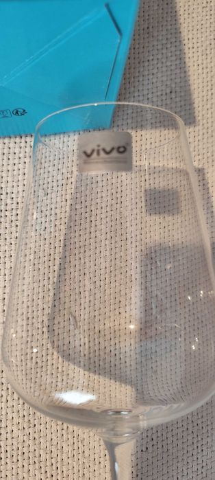 set 2 pahare cristal VIVO originale Noi in cutie