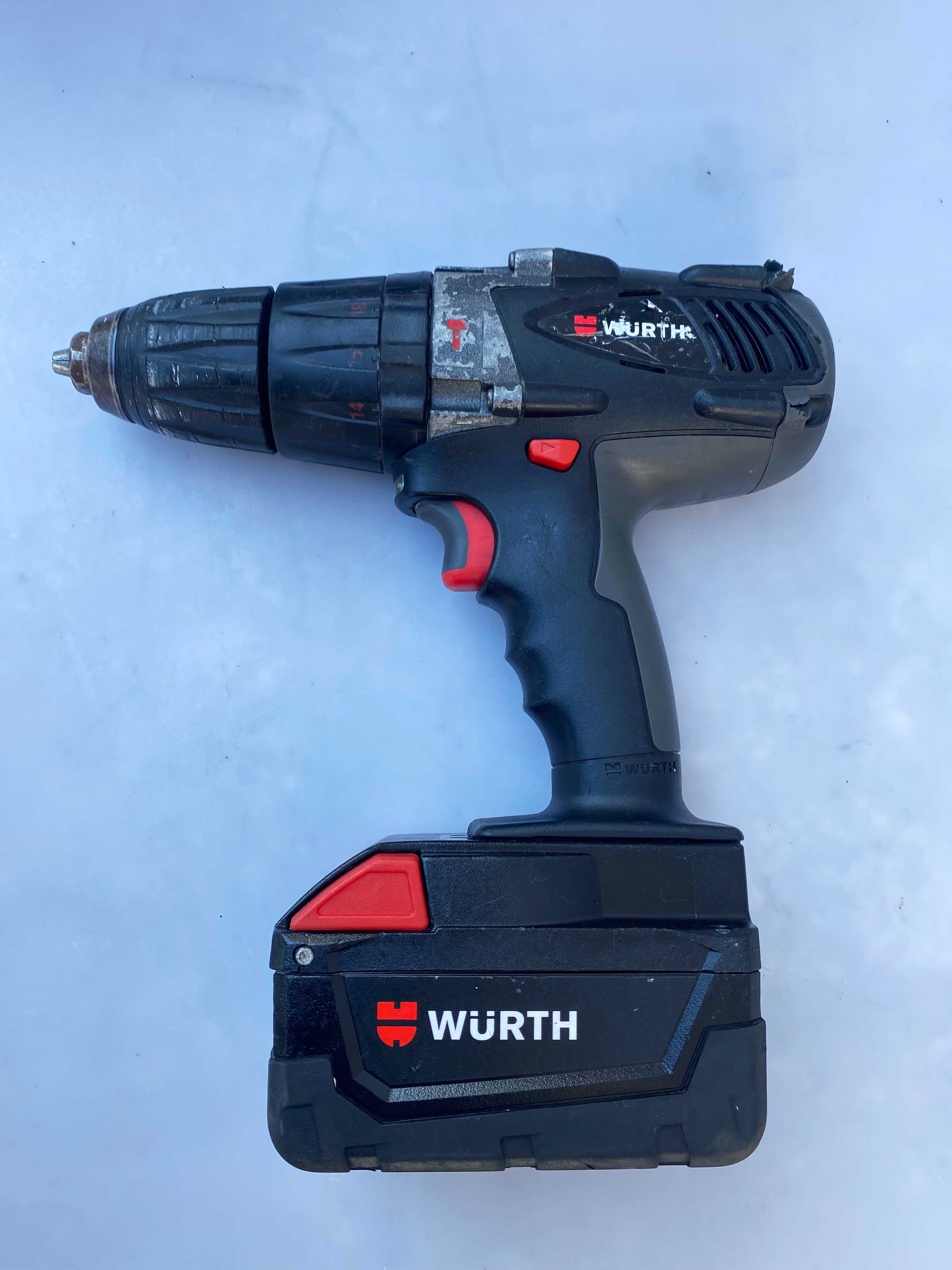 Перфоратор Wurth H28-MA и винтоверт Wurth BS28-A 2x28V 3.0Ah