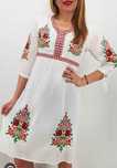 Rochie nouă, brodată, 2XL