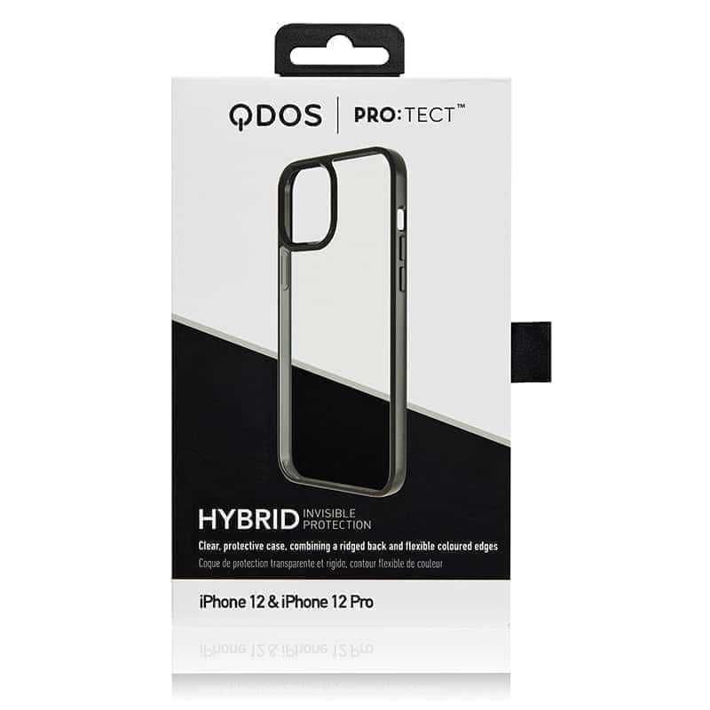 Qdos хибриден калъф за iPhone 12 Pro Max - протектор сив
