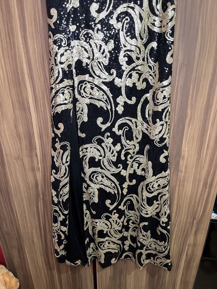 Rochie de seara black/gold