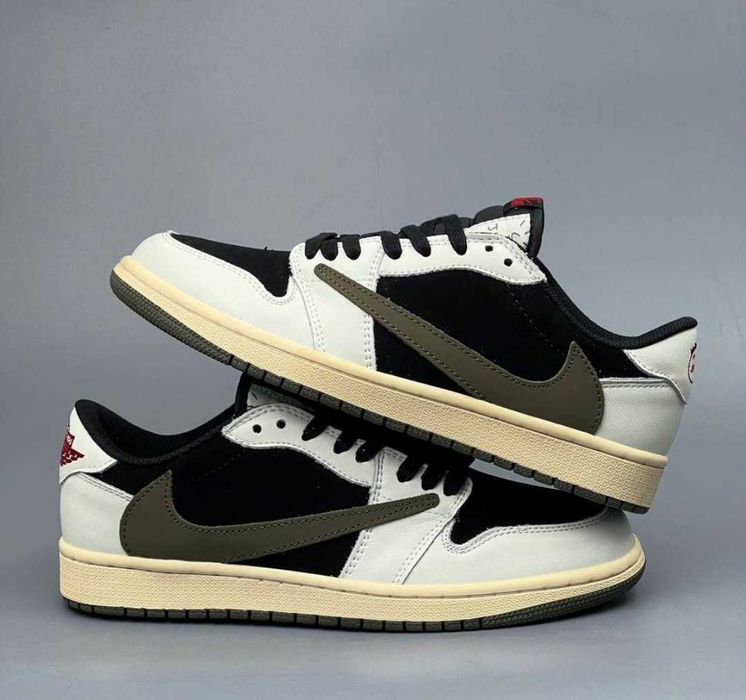Travis Scott x Nike Air Jordan 1 Low Medium Olive