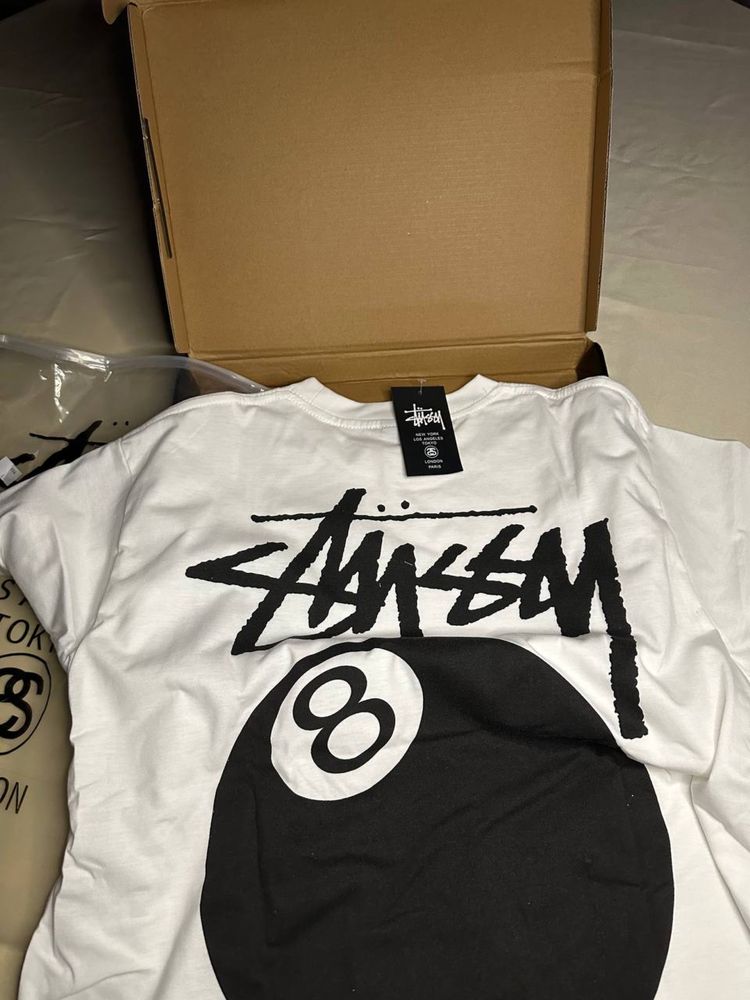 Футболка stussy 8ball White