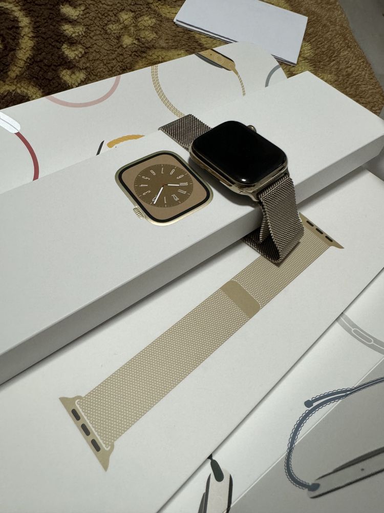 Apple watch seria 8 stainless steel