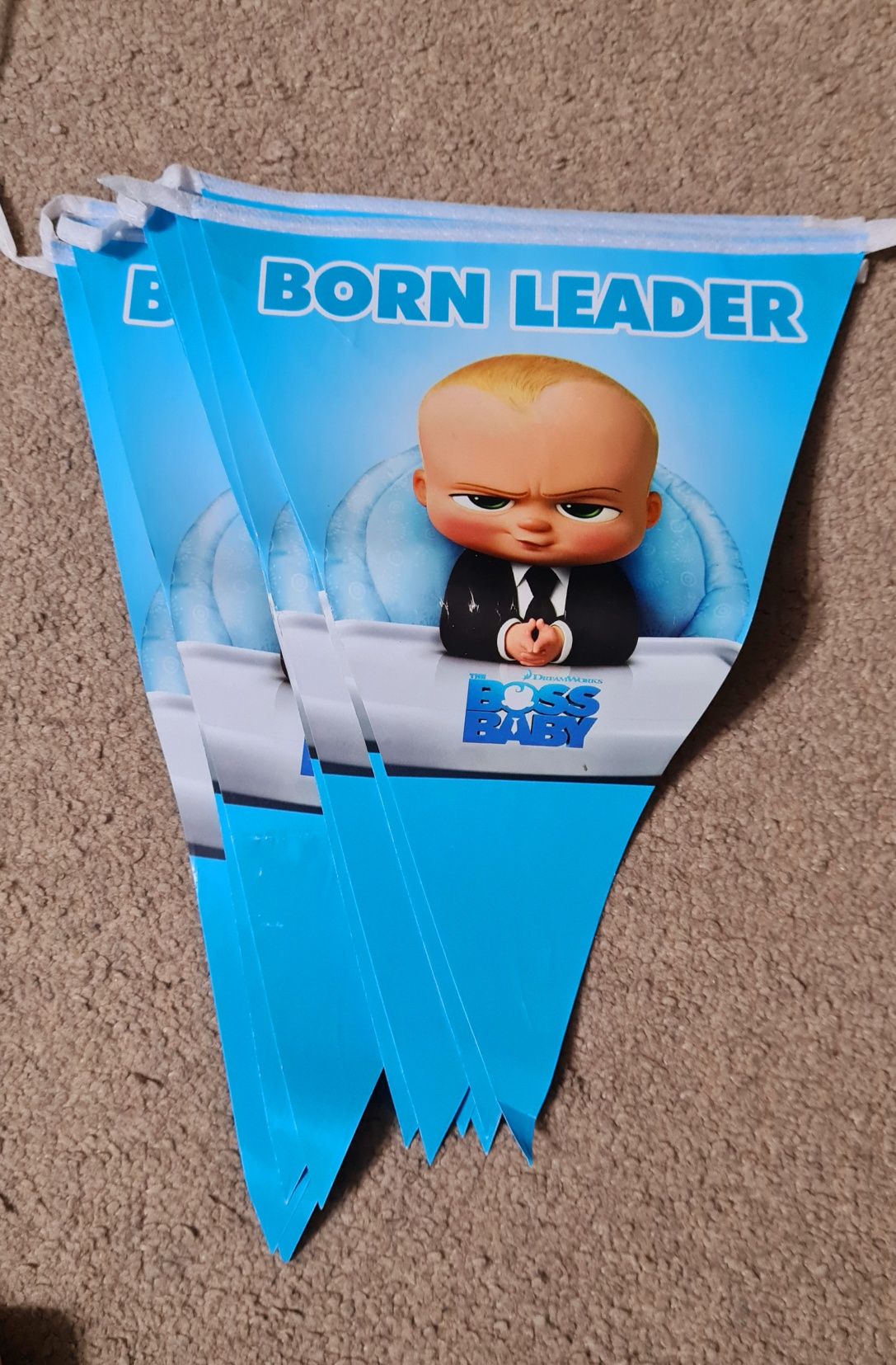 Banner Baby boss 10 stegulețe 2,3 m