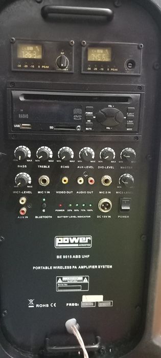 Boxă activa Power Acoustic defectă