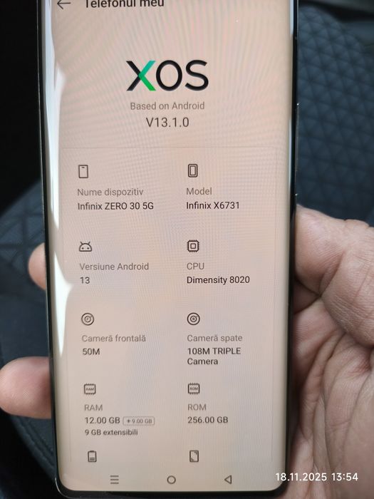 Vând telefon INFINIX ZERO 30 5G