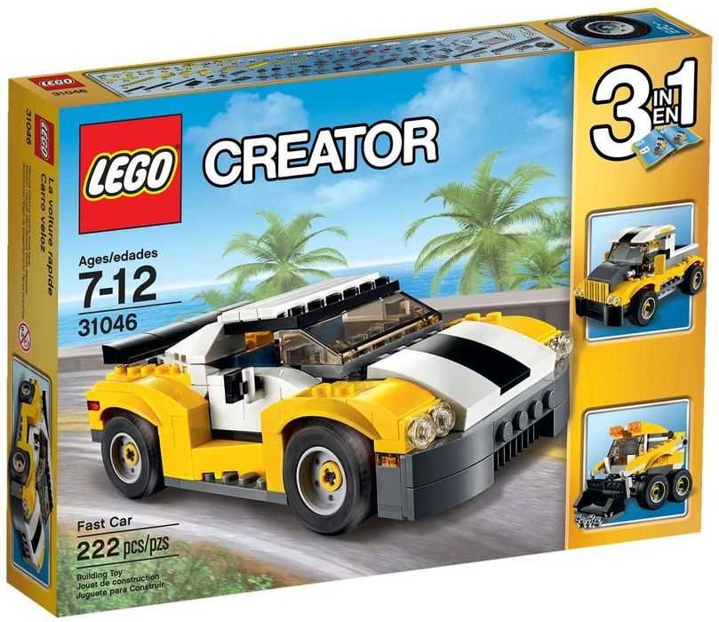 Vand LEGO Creator 3 in 1 - 31046 Fast Car