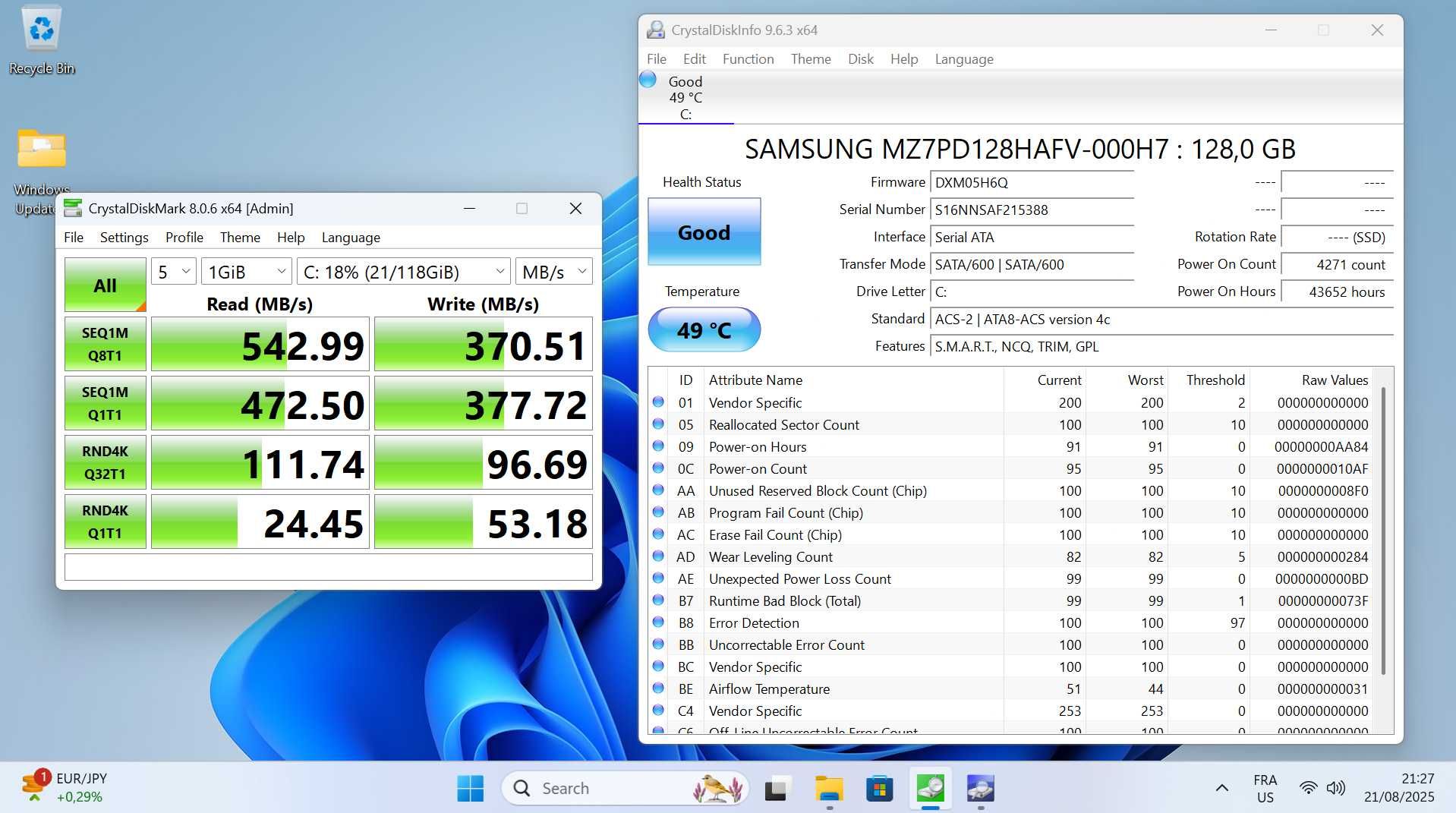 MSI - MS-B062 / 8GB RAM / 128GB SSD / Intel 1037U / Mini PC Мини