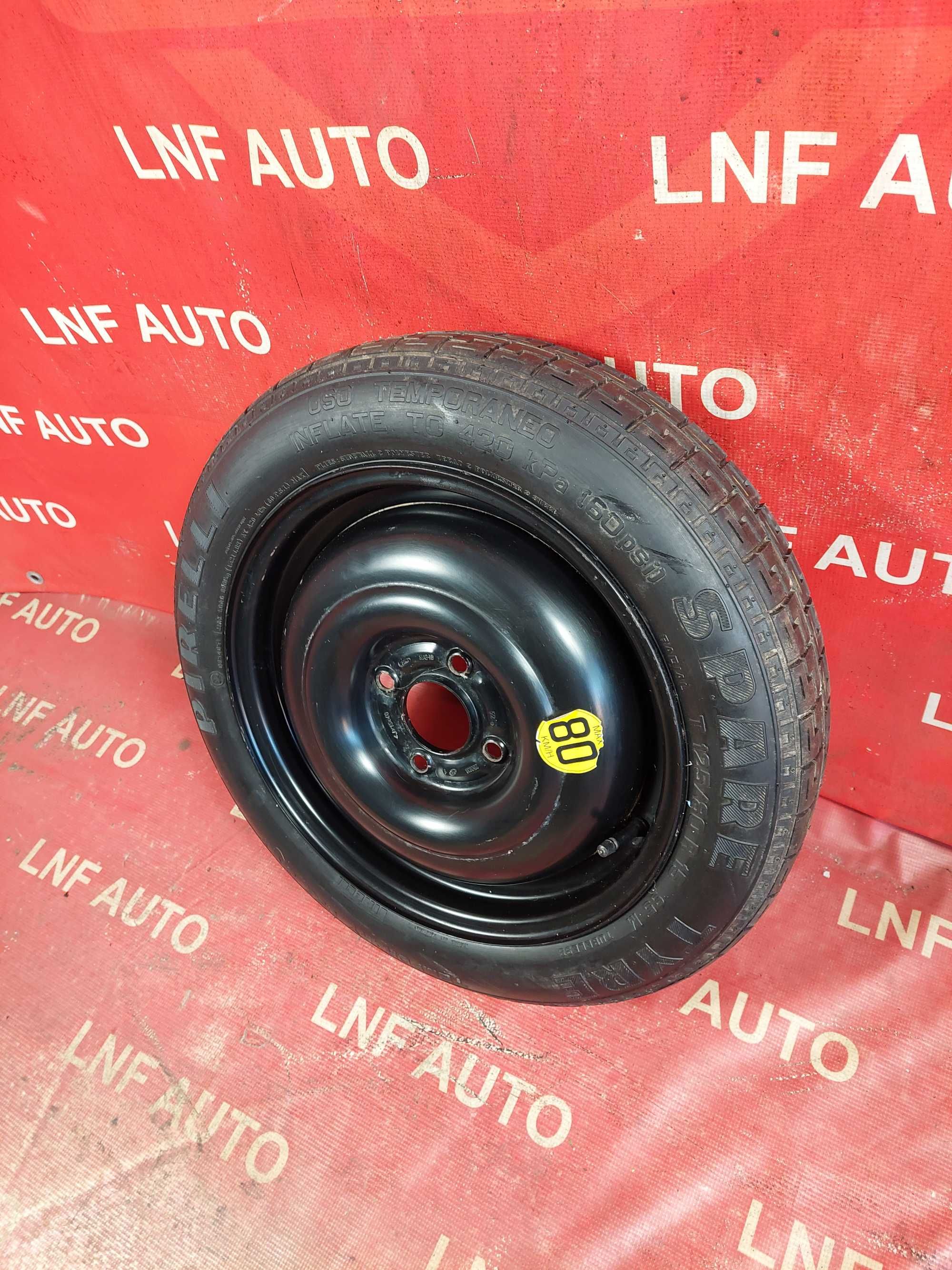 Roata Rezerva SLIM 4x108 R15 - FORD Fiesta / Peugeot / Citroen NOUA