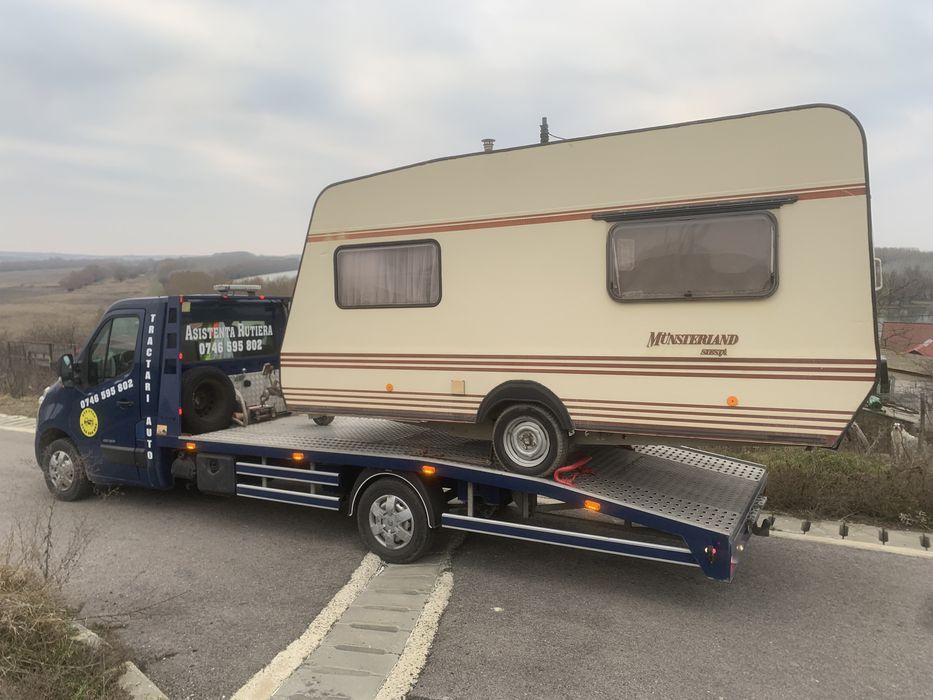 Tractari auto Tulcea NON-STOP dube / platforma -Asistenta Rutiera