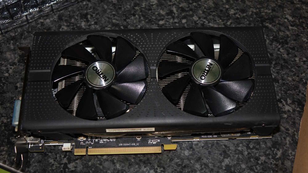Placa video gaming Radeon RX480 OC Sapphire Nitro+ cu 8 Gb GDDR5
